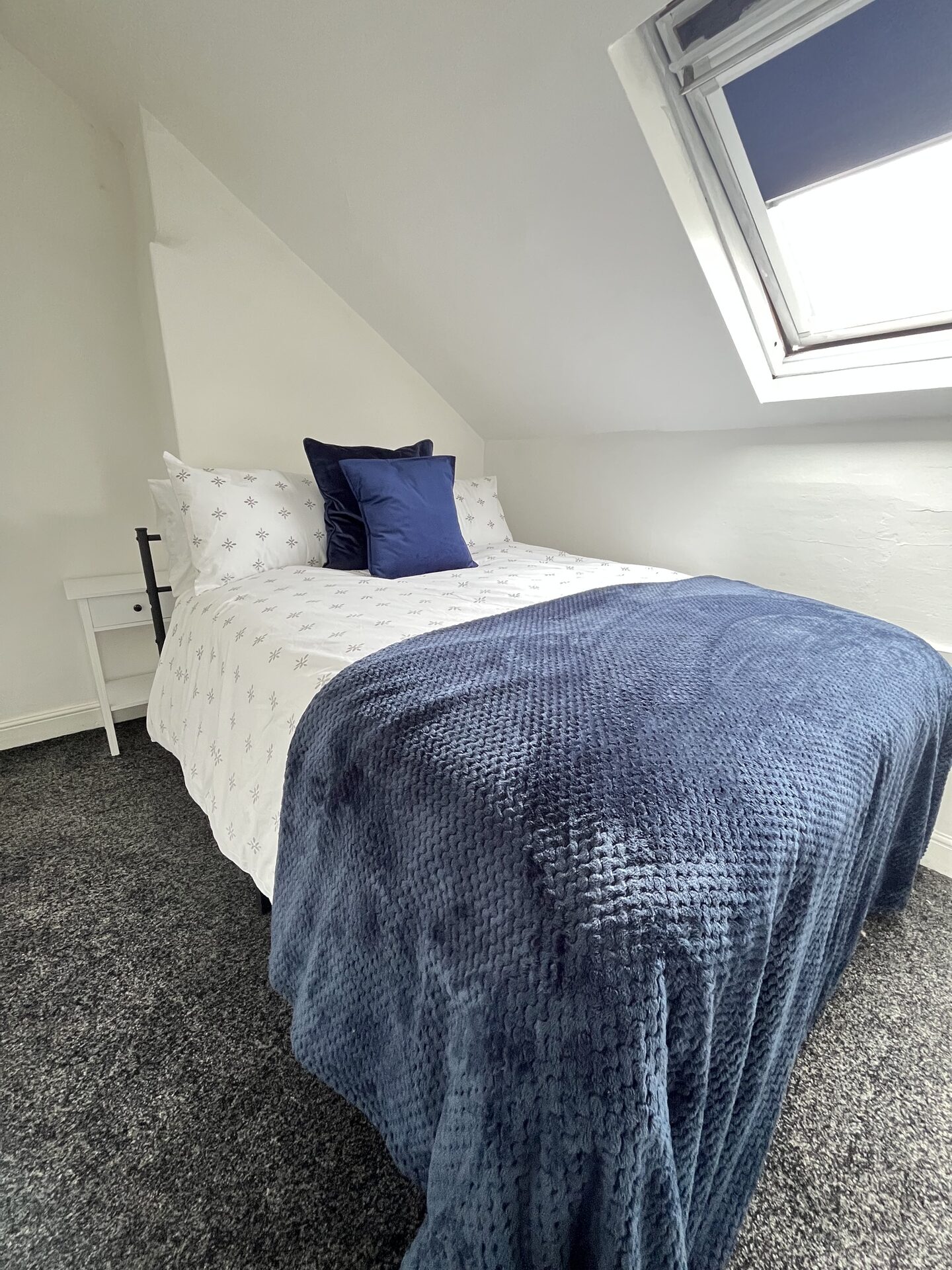 Double bedroom — bedside view at The Aberdeen House, Floor 3